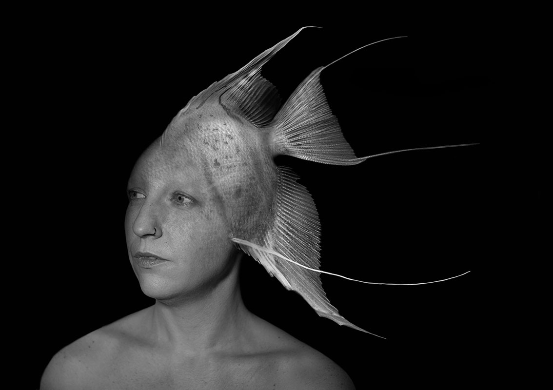 'The Self and the Fish' 08 Photographic collage by Sara Ferrer